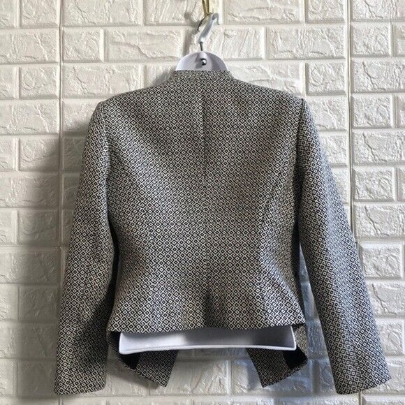 Bar III open‎ front geometric maze print blazer Women’s Size XS - Picture 5 of 6